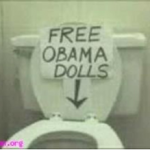 This image came in an email with the subject “Free Obama Dolls.”