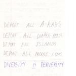 MRFF Hate Mail