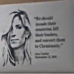 "Invade their countries, kill their leaders, and convert them to Christianity."