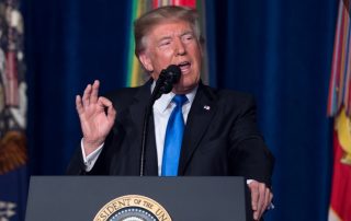 Donald Trump at Podium