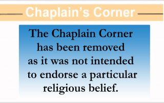 Screenshot of Joint Base Myer Henderson post newspaper The Pentagram after removal of Chaplain's Corner proselytizing article