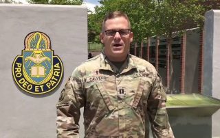Army Chaplain Major Andrew Calvert pictured as a captain. (U.S. Army Chaplain Center and School photo.