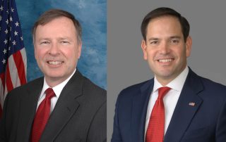 Dual photograph of Representative Doug Lamborn and Senator Marco Rubio