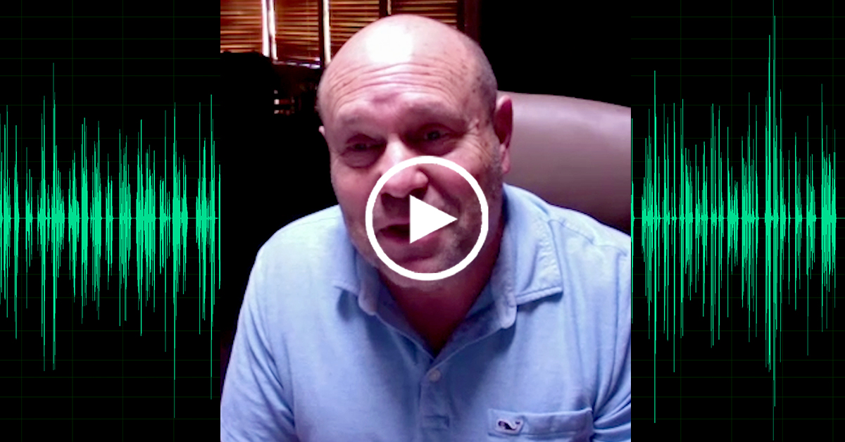 Mikey Weinstein video screenshot with play button overlay