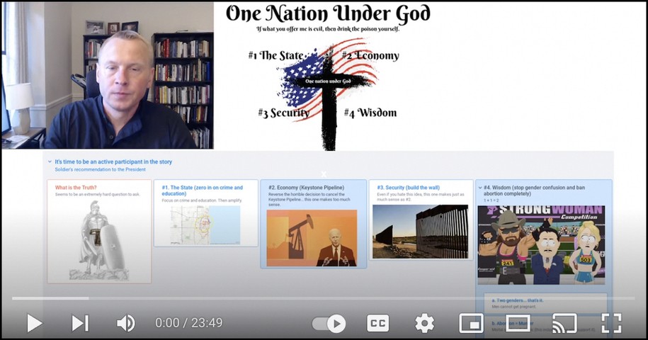 Screenshot of Scwandt's video