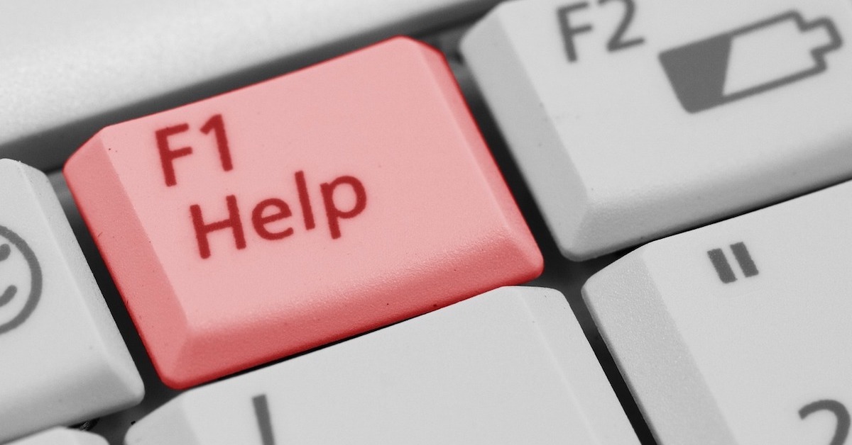 keyboard-help-1200×628 Part of computer keyboard with help button highlighted