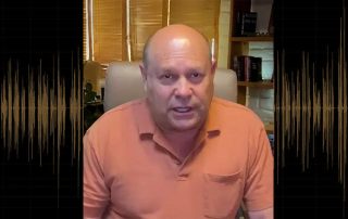 Still image from video of Mikey Weinstein
