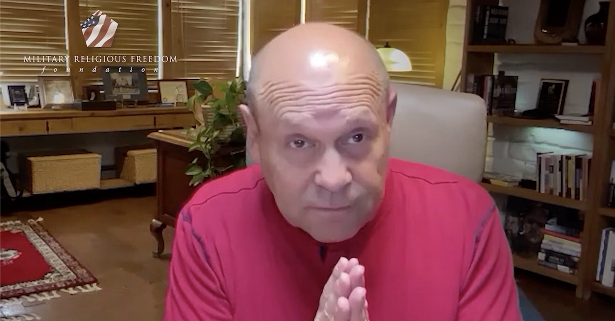 Still image of Mikey Weinstein from video