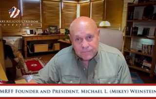 Still image of Mikey Weinstein from video