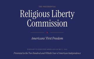Cover of Trump's Religious Liberty Commission report
