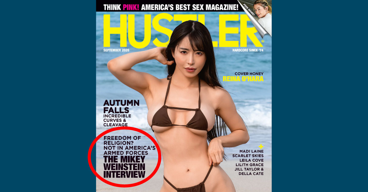 Hustler Magazine September 2026 cover