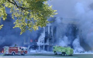 Pentagon burning on 9-11