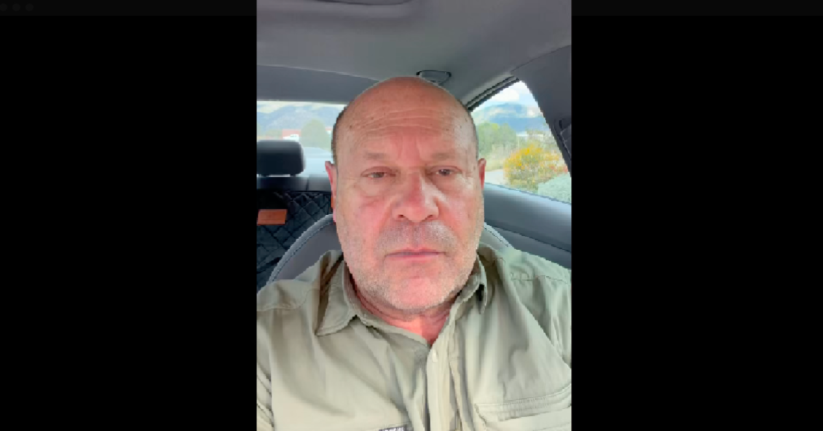 mikey-10-12-26-tara-image Mikey Weinstein statement screenshot 10-12-26 of Mikey in a car addressing the camera directly
