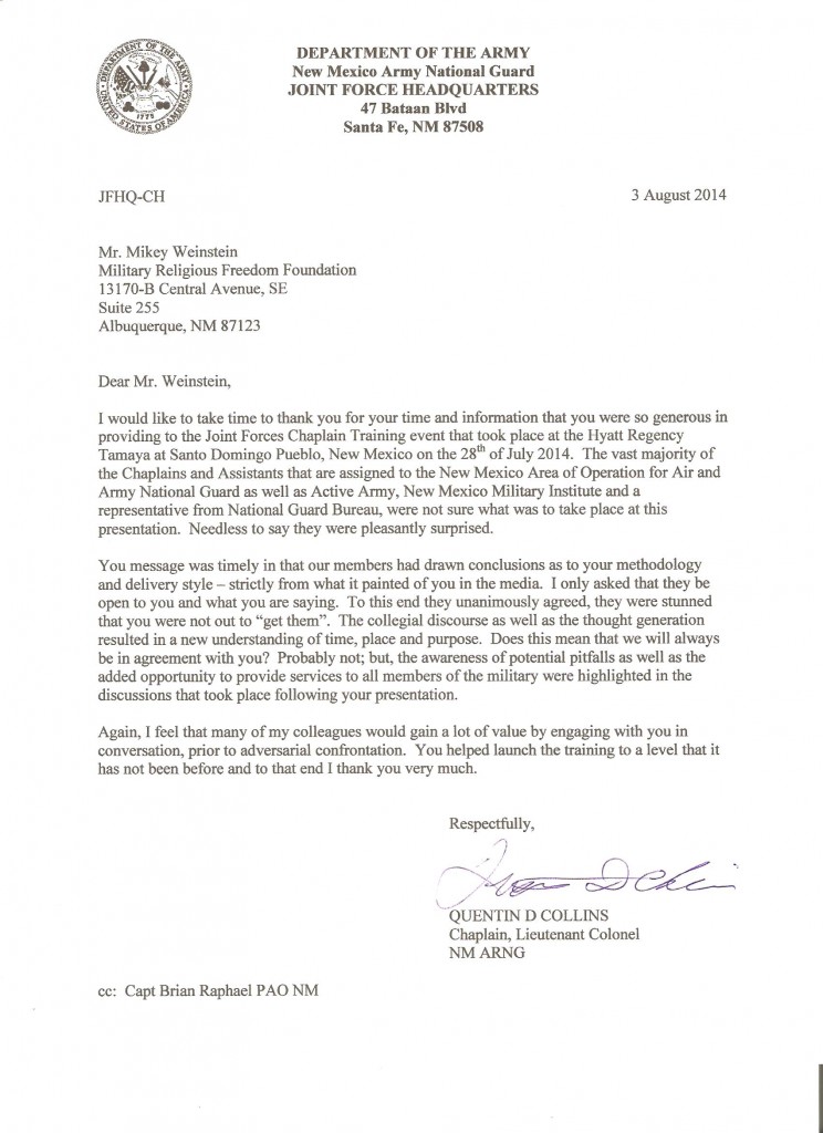MRFF Letter