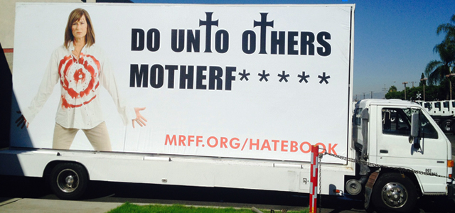 Mobile billboard will be appearing for a full week (Nov. 10-16) in Studio City, West Hollywood, Mid-Wilshire, Westwood, and Downtown Los Angeles.